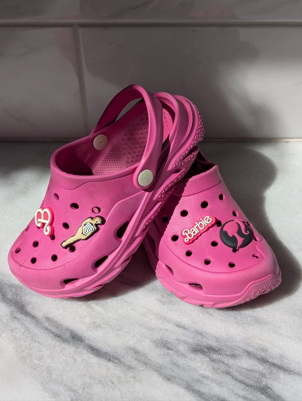 Barbie Hot Pink Kids Crocs